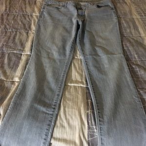 Light blue denim jeans